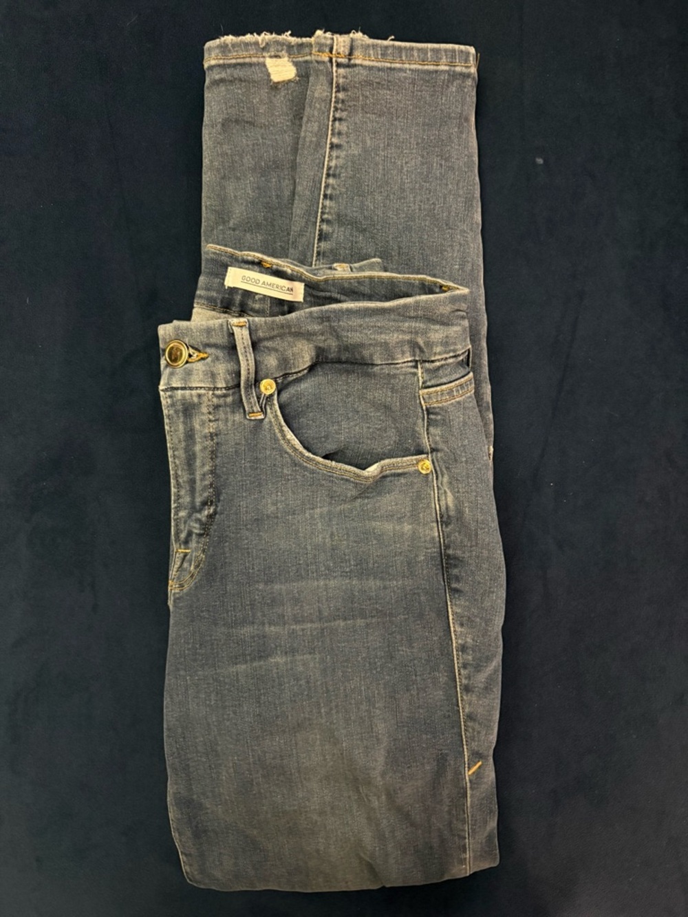 Good American Good Legs High Rise Skinny Jeans Size 2